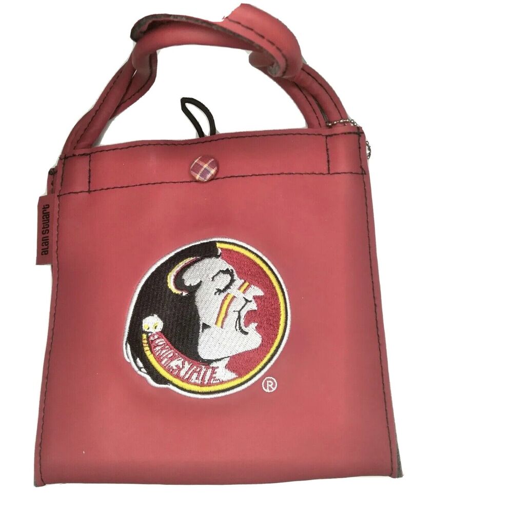 NCAA Florida State Seminoles Purse Tote Bag FSU Red Clutch Alan Stuart Handbag